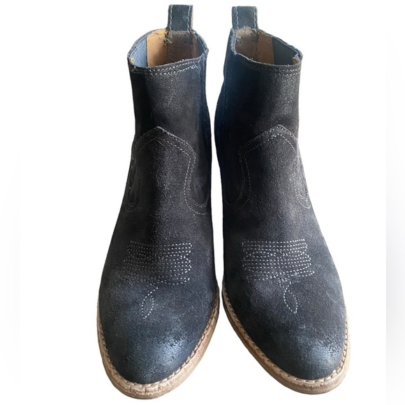 Dolce Vita Western Jones Suede Dark Gray Booties I Size: 8.5 - Picture 3 of 12